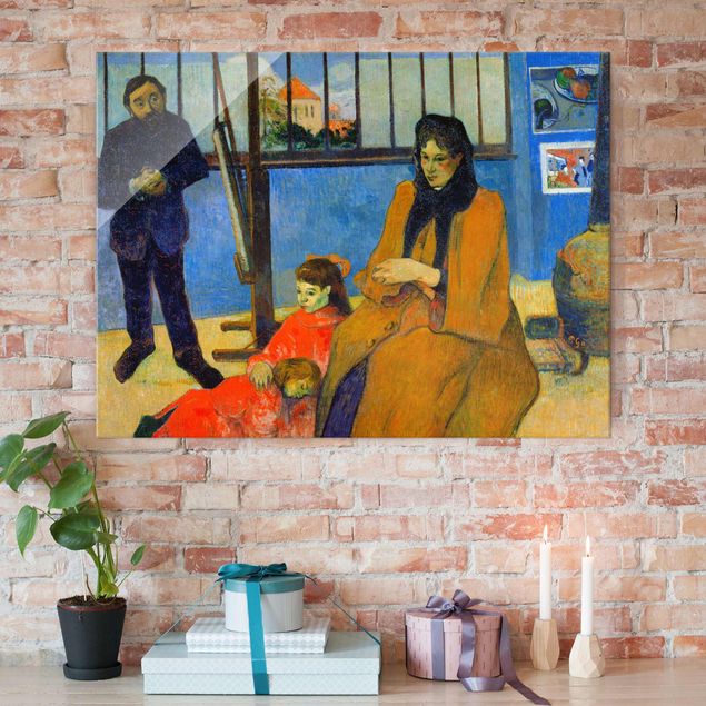 Glas Magnettafel Paul Gauguin - The Schuffenecker Family