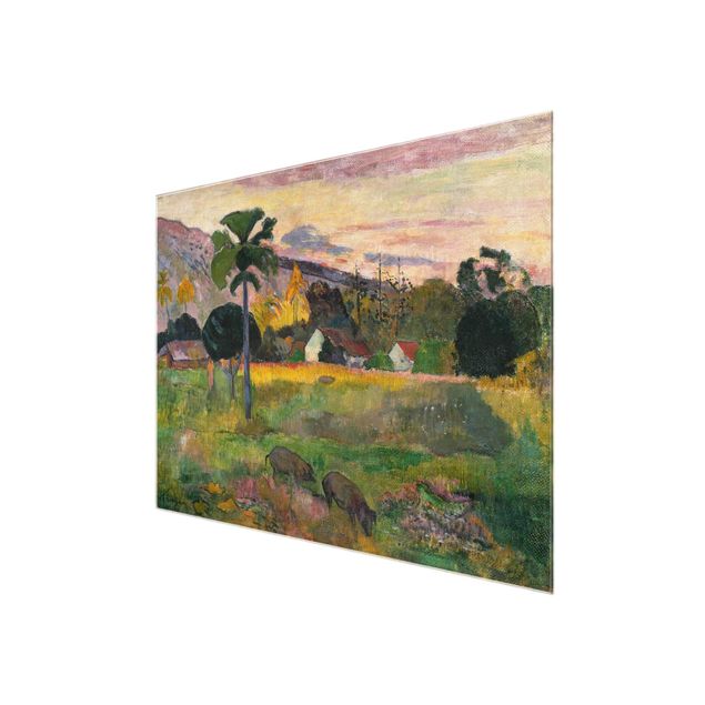Glass print - Paul Gauguin - Haere Mai (Come Here)