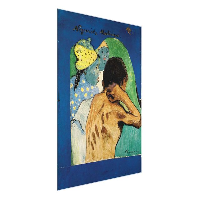 Glass print - Paul Gauguin - Nègreries Martinique