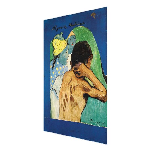 Glass print - Paul Gauguin - Nègreries Martinique