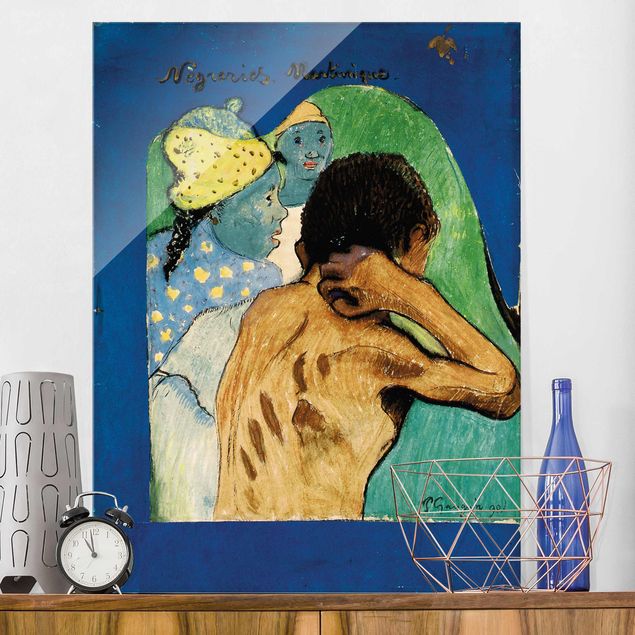 Magnettafel Glas Paul Gauguin - Nègreries Martinique
