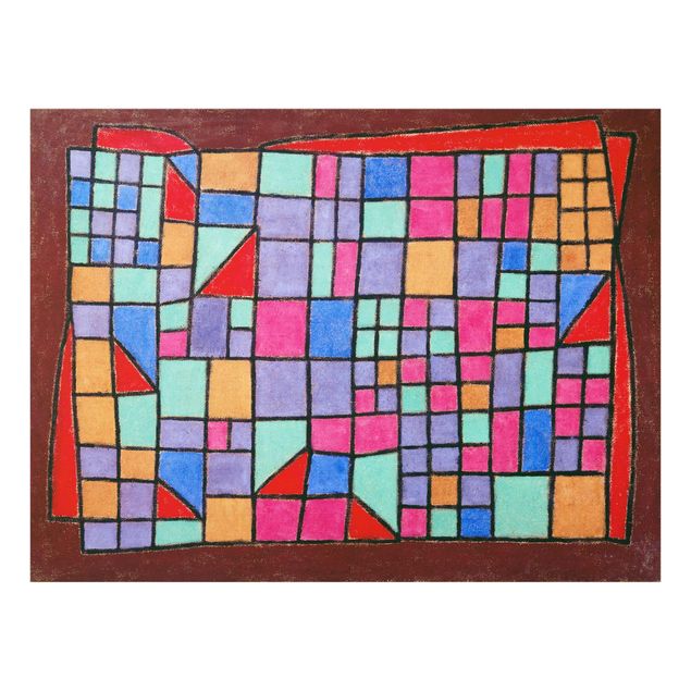 Glass print - Paul Klee - Glass Facade