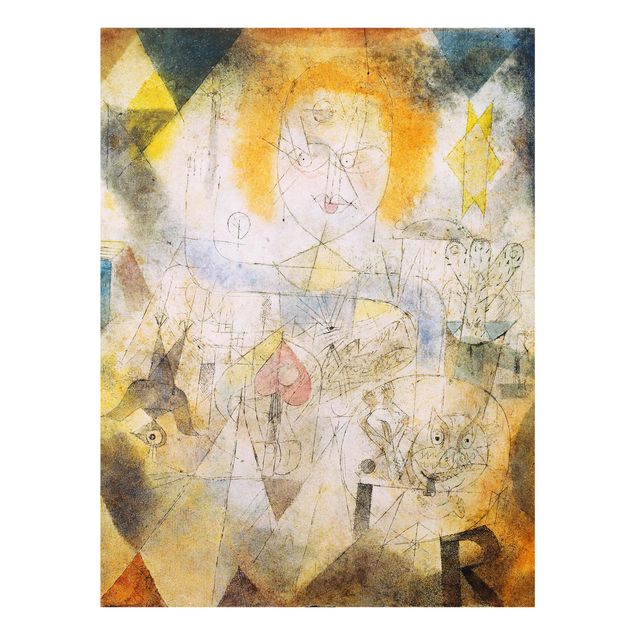 Glass print - Paul Klee - Irma Rossa