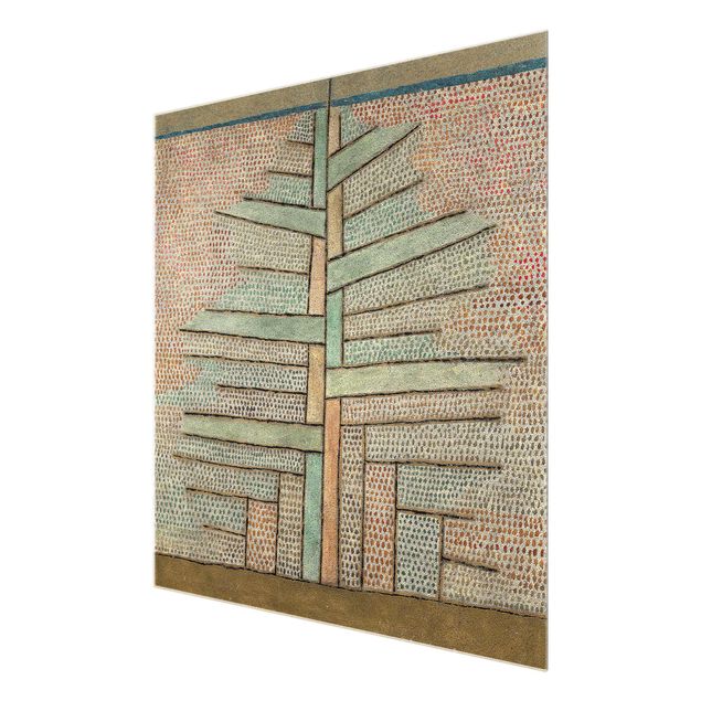 Glass print - Paul Klee - Pine