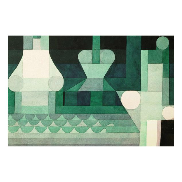 Glass print - Paul Klee - Locks