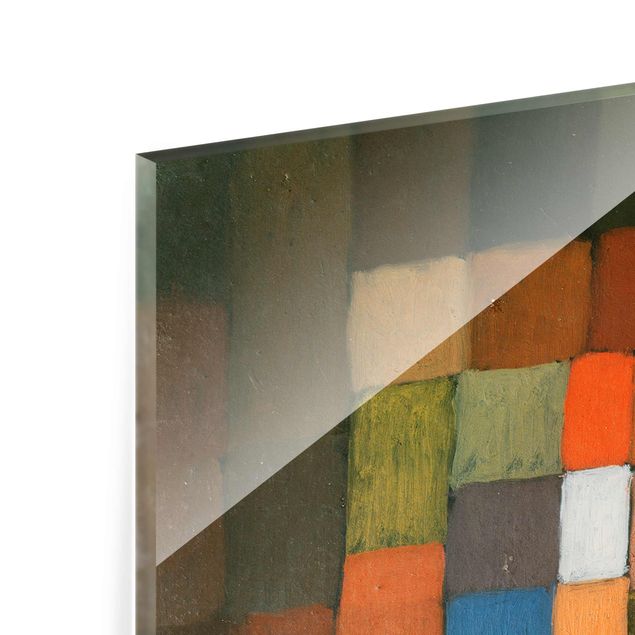 Glass print - Paul Klee - Static-Dynamic Increase