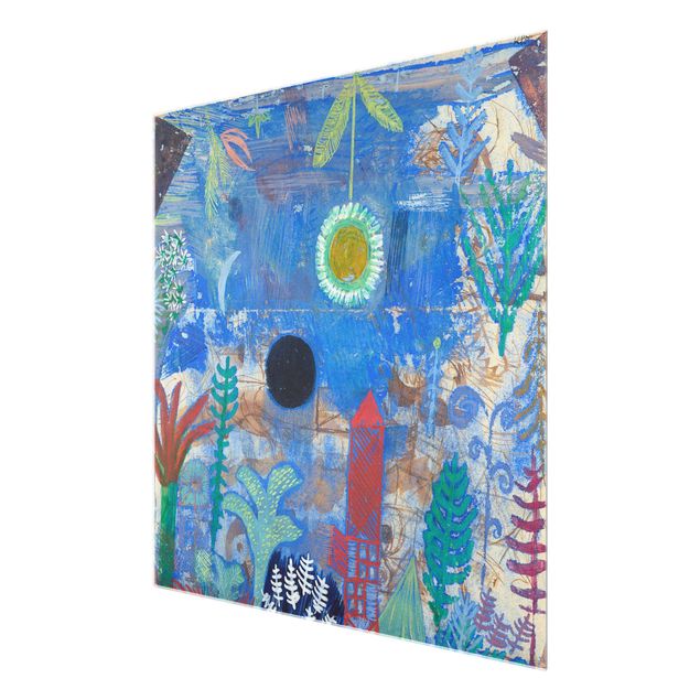 Glass print - Paul Klee - Sunken Landscape