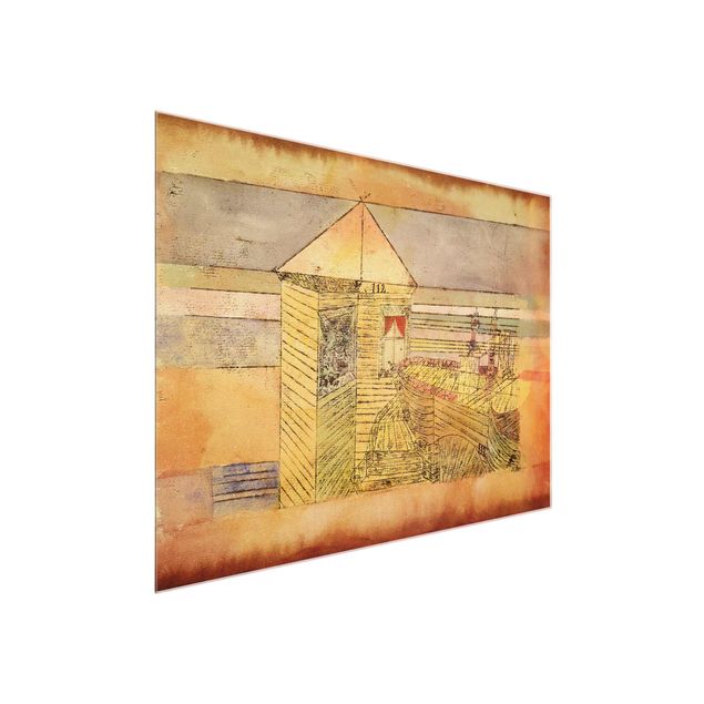 Glass print - Paul Klee - Wonderful Landing, Or '112!'