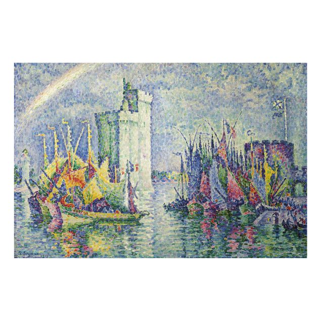 Glass print - Paul Signac - Rainbow at the Port of La Rochelle