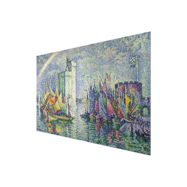 Glass print - Paul Signac - Rainbow at the Port of La Rochelle