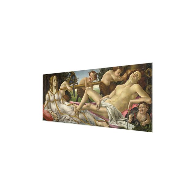 Glass print - Sandro Botticelli - Venus And Mars