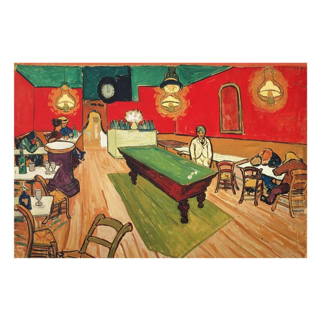 Glass print - Vincent van Gogh - The Night Café