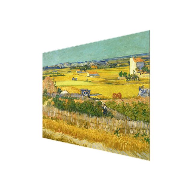 Glass print - Vincent Van Gogh - The Harvest