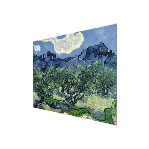 Glass print - Vincent Van Gogh - Olive Trees