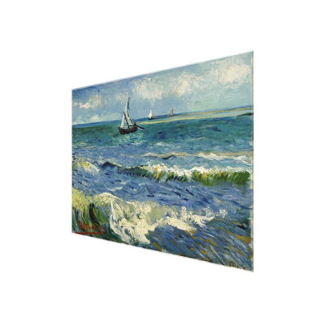 Glass print - Vincent Van Gogh - Seascape Near Les Saintes-Maries-De-La-Mer