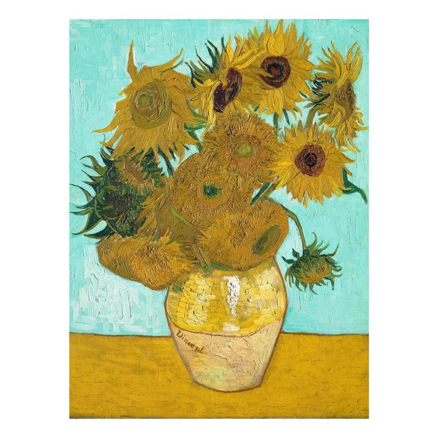 Glass print - Vincent van Gogh - Sunflowers