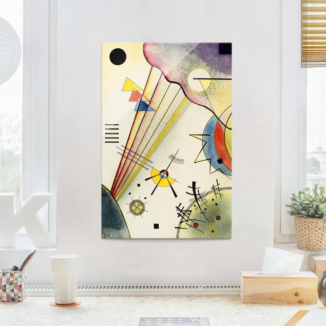 Glass print - Wassily Kandinsky - Significant Connection