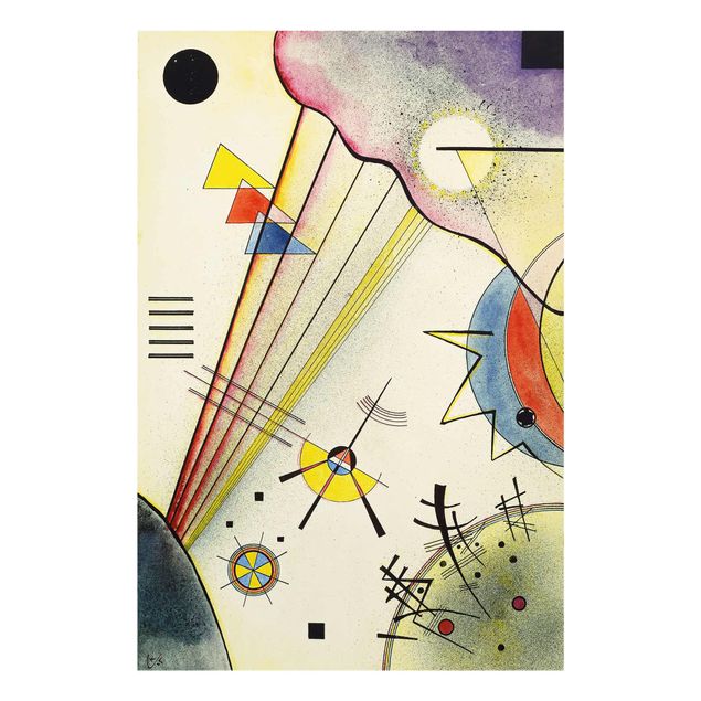 Glass print - Wassily Kandinsky - Significant Connection