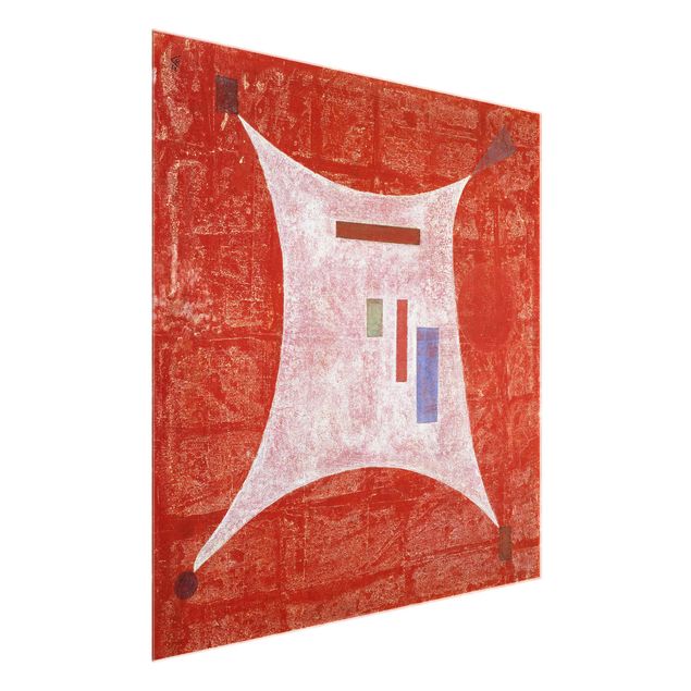 Glass print - Wassily Kandinsky - Towards The Four Corners