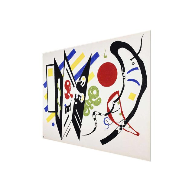 Glass print - Wassily Kandinsky - Reciproque
