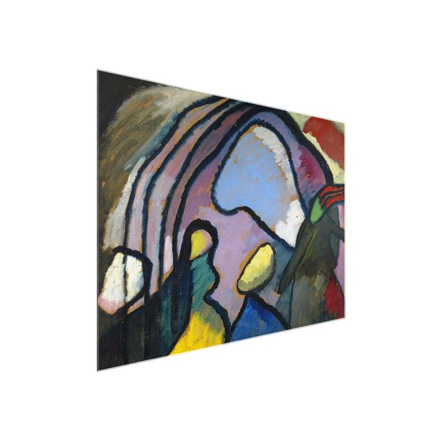 Glass print - Wassily Kandinsky - Study For Improvisation 10