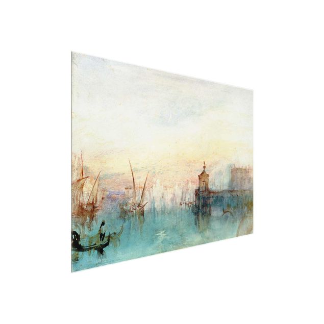 Glass print - William Turner - Venice With A First Crescent Moon