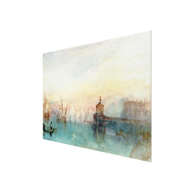 Glass print - William Turner - Venice With A First Crescent Moon