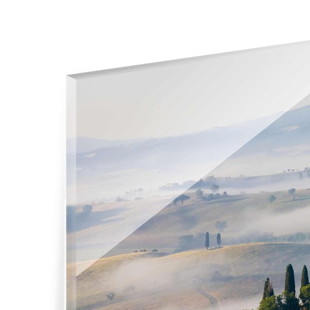 Glass print - Country Estate In The Tuscany