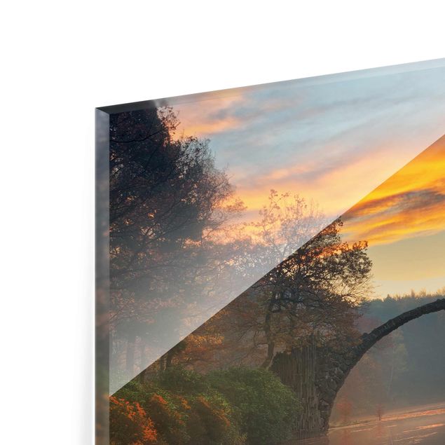 Glass print - Fairytale Bridge