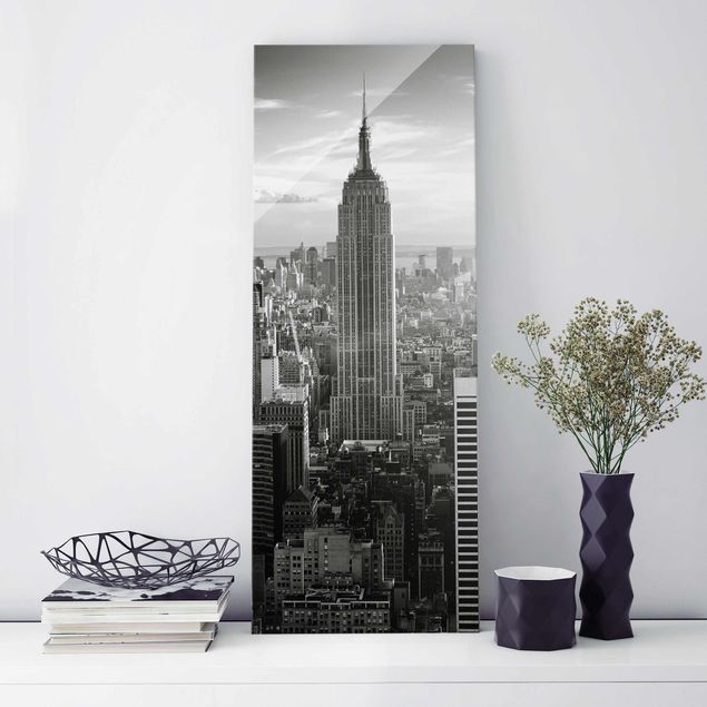 Glas Magnetboard Manhattan Skyline