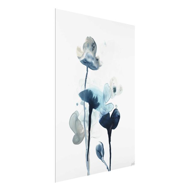 Glass print - Midnight Bloom III