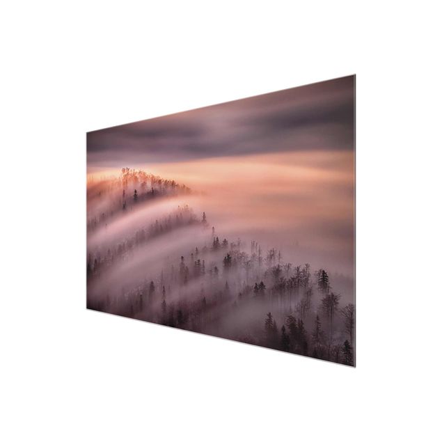 Glass print - Fog Flood