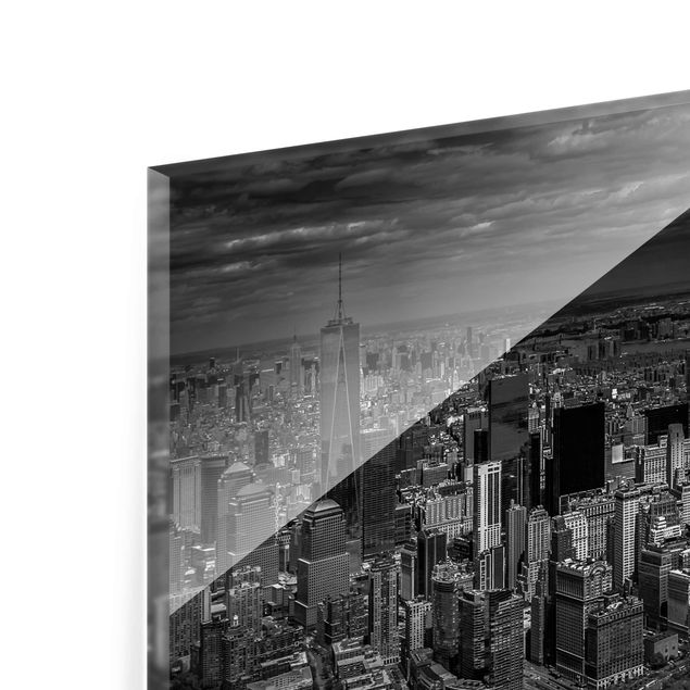 Glass print - New York - Manhattan From The Air