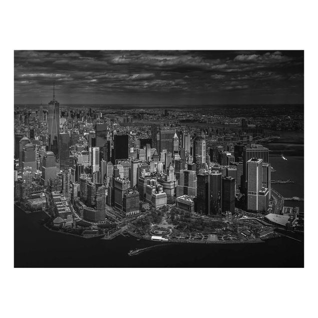 Glass print - New York - Manhattan From The Air