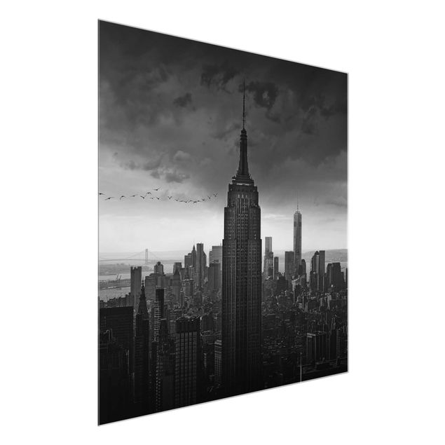 Glass print - New York Rockefeller View