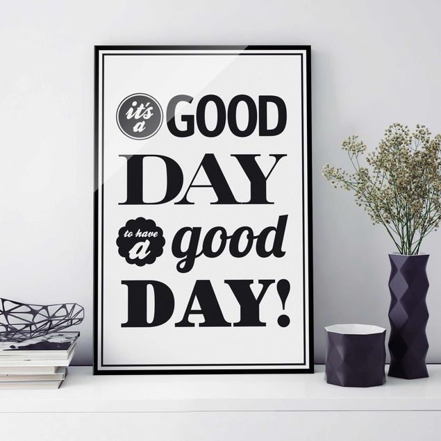 Glas Magnetboard A Good Day II