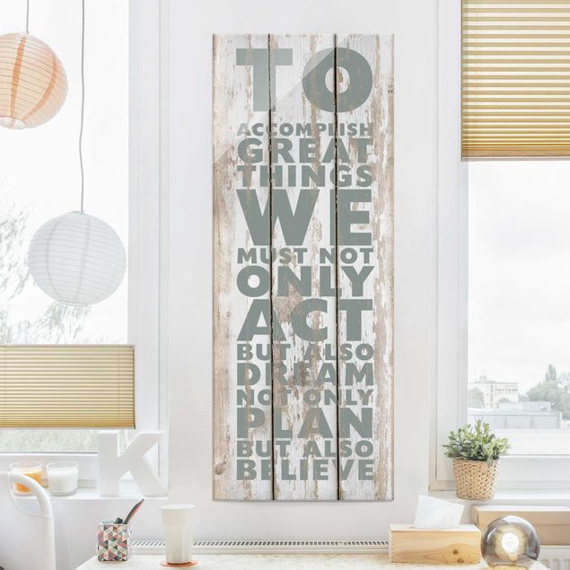Glass print - No.Rs179 Great Things