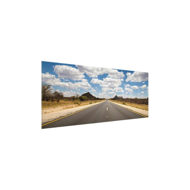Glass print - Route 66