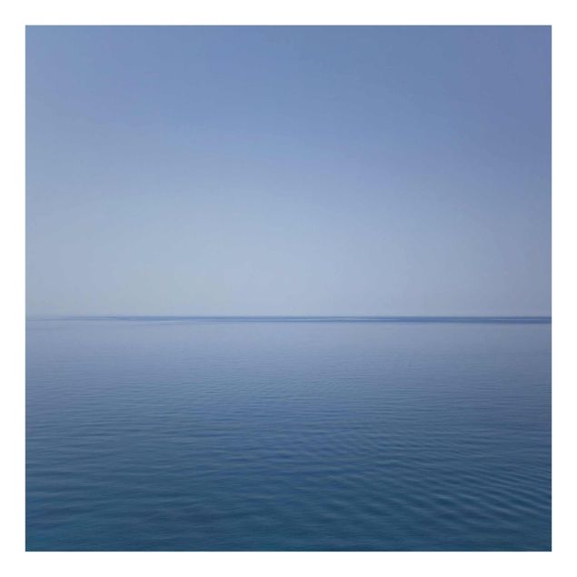 Glass print - Calm Ocean At Dusk