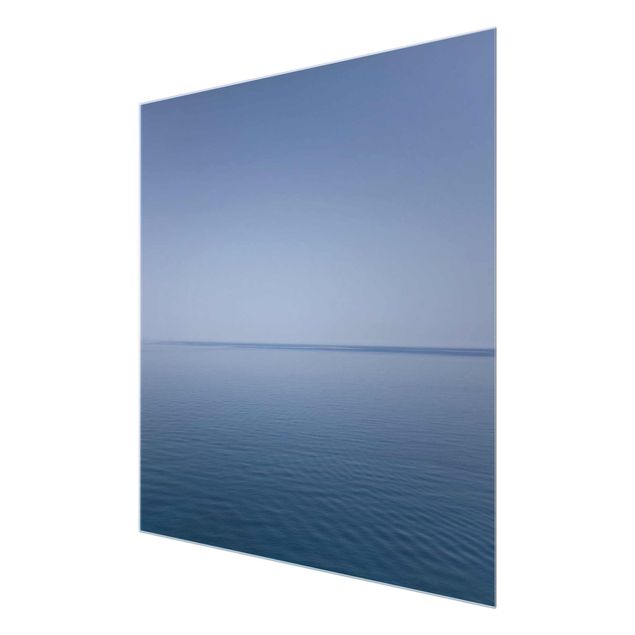 Glass print - Calm Ocean At Dusk