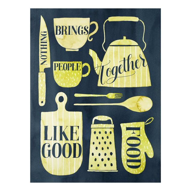 Glass print - Soul Food - Good Food