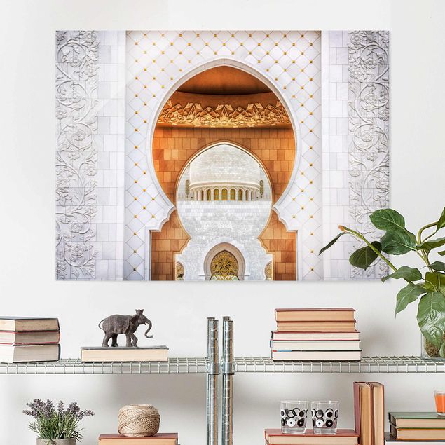 Glass print - Gate To The Mosque