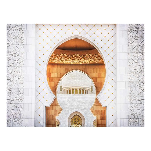 Glass print - Gate To The Mosque