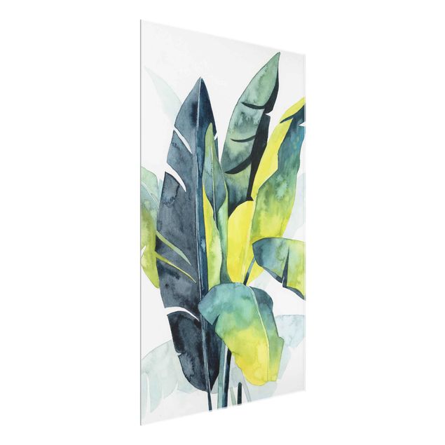 Glass print - Tropical Foliage - Banana