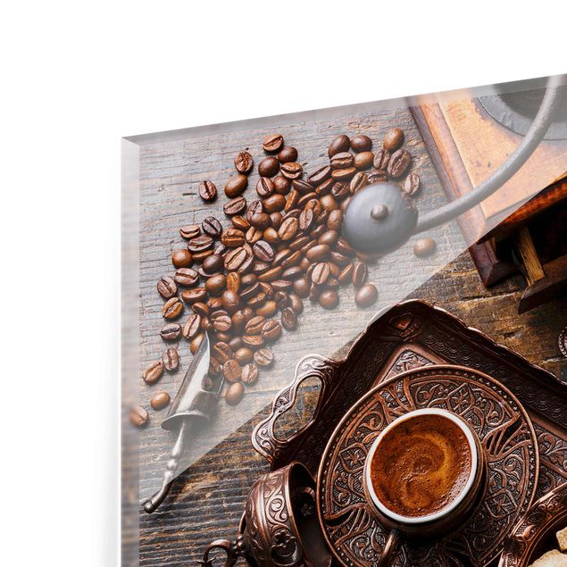 Glass print - Turkish Coffee