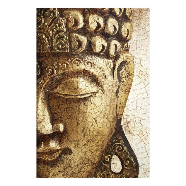 Glass print - Vintage Buddha