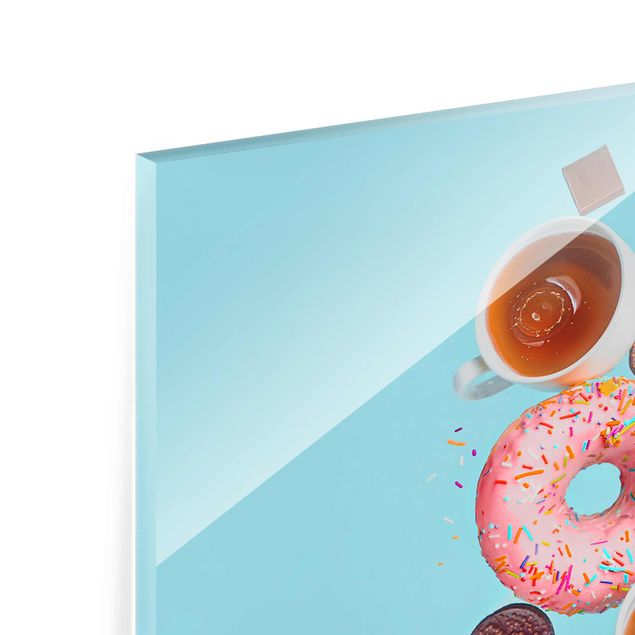 Glass print - Weekend Donuts