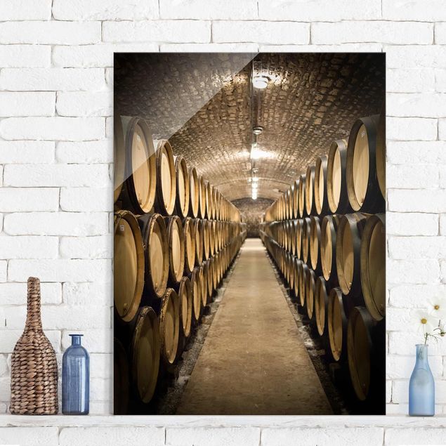 Glas Magnetboard Wine cellar