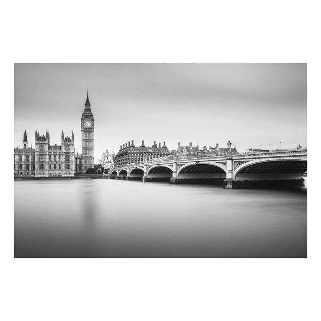 Glass print - Westminster Bridge And Big Ben