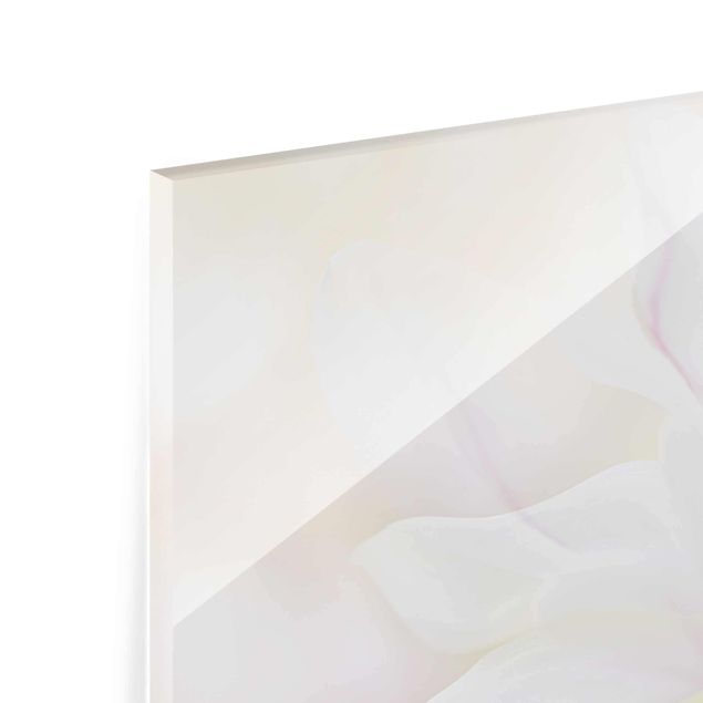 Glass print - Delicate Magnolia Blossom